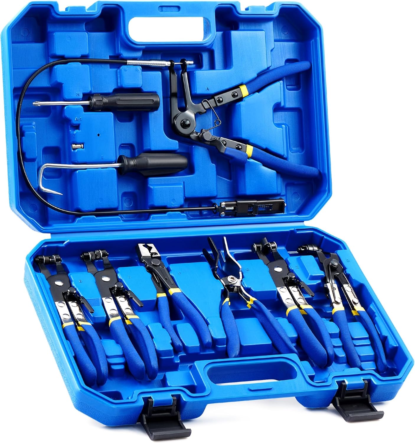 Orion Motor Tech 9pcs Hose Clamp Pliers Set for Automotive Use