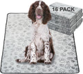 Reusable Puppy Pads 16 Pack - Large 48in x 30in Washable Training Mats