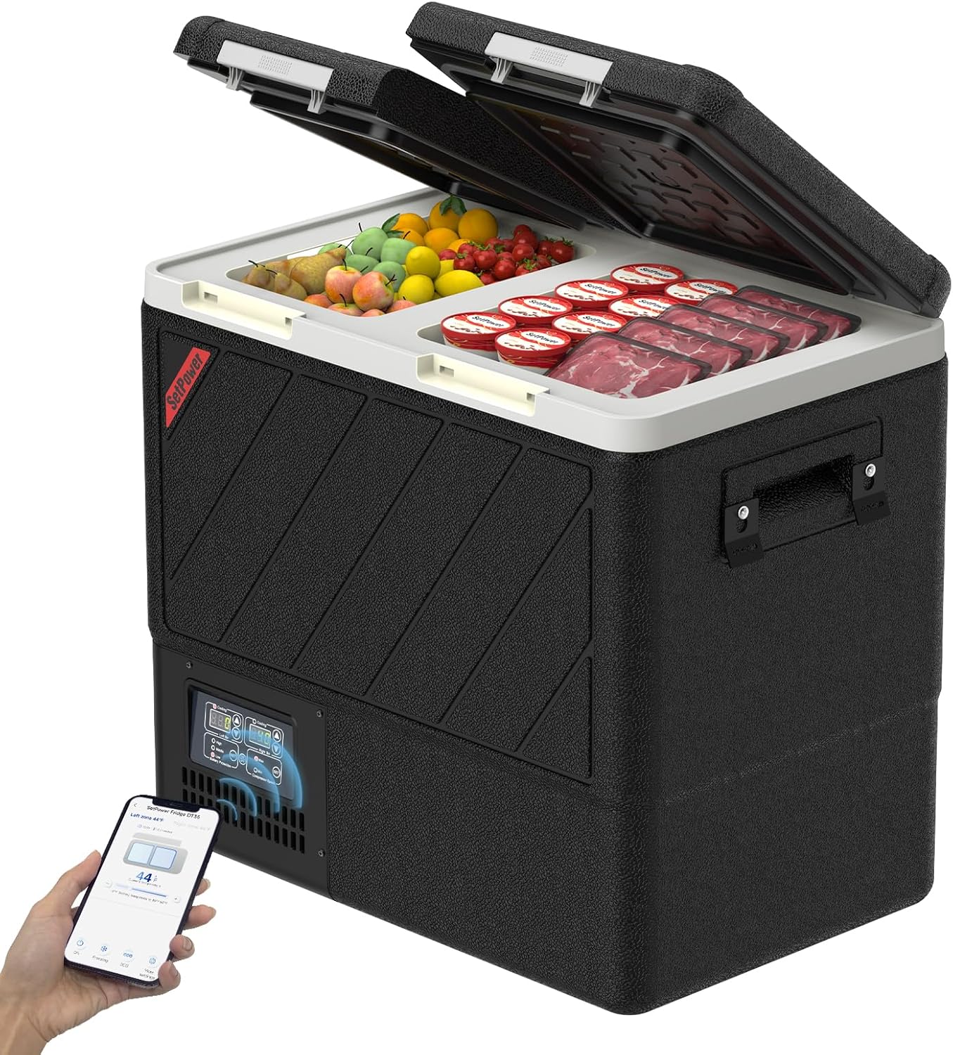 Setpower DT55 Portable Refrigerator: Dual Zone 59QT Electric Cooler