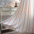 Boho Curtains 108 in Long Panel - Semi Blackout Bohemian Drape