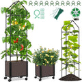 Tomato Planter with Trellis for Climbing Plants - 64in Raised Bed