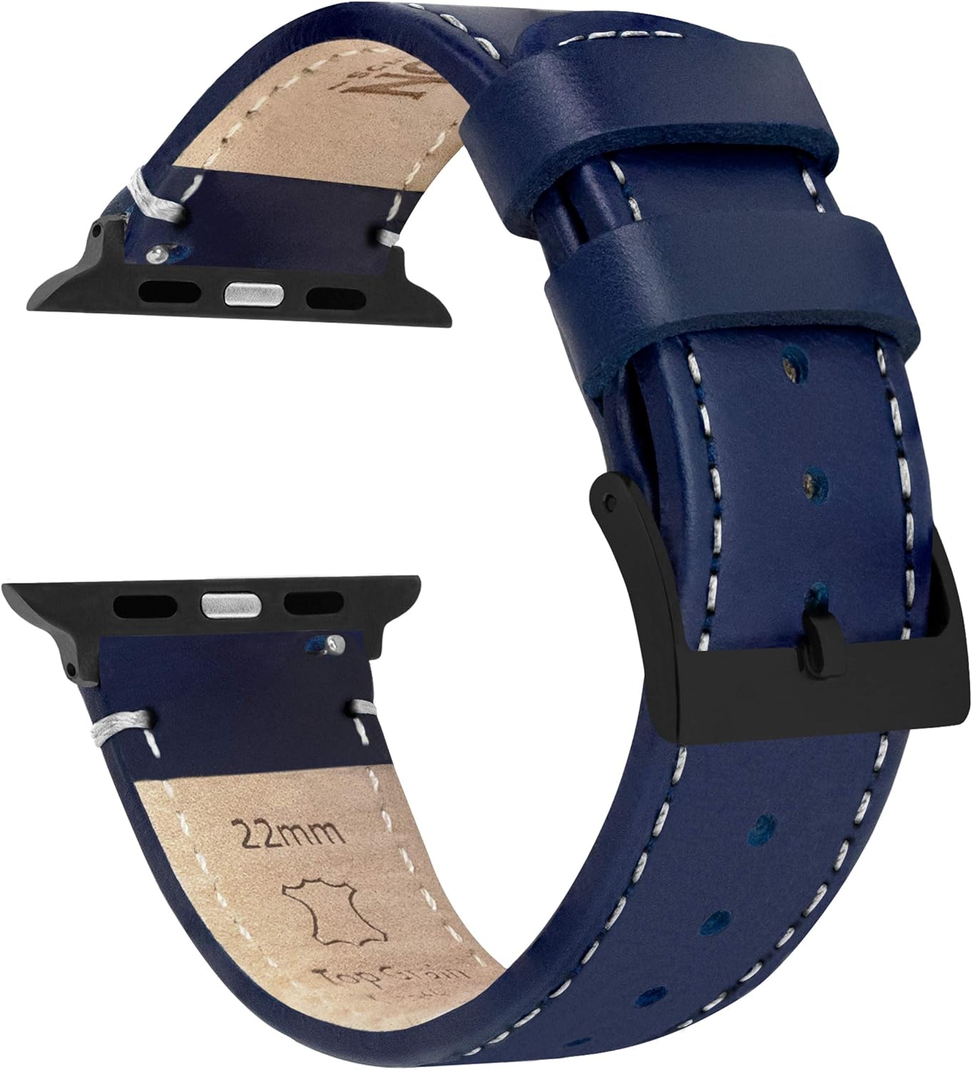 Top Grain Leather Watch Bands for Apple Watch Models 1 to 10