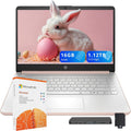 HP Stream 14 in HD Laptop Gold - 16GB RAM, 1.12TB Bundle