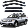 KPY Window Visor Compatible with Subaru Outback 2010-2014 - 4PC Rain