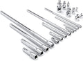 GEARWRENCH 20 Piece Drive Extension, Universal Joint and Adapter Set