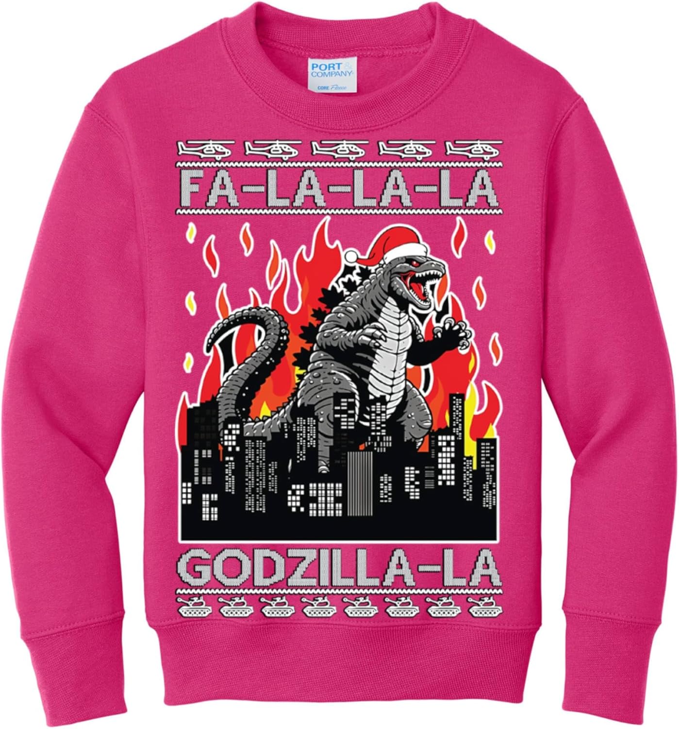 Wild Custom Apparel Ugly Funny Christmas Sweater for Kids