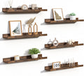 Upsimples Floating Shelves for Wall - Set of 6 Stylish Decor