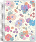 Erin Condren 7 in x 9 in Spiral Productivity Notebook - Groovy Blooms