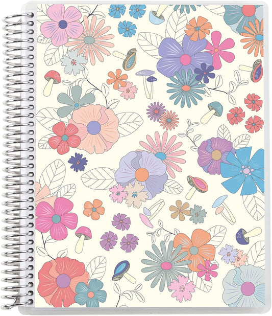 Erin Condren Groovy Blooms Productivity Notebook