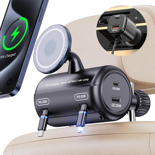 Max Power on the Go: 5-in-1 Car Charger