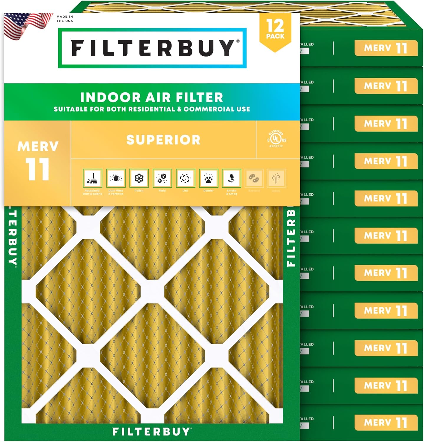 28x30x2 Air Filter MERV 11 for Enhanced Indoor Air Quality