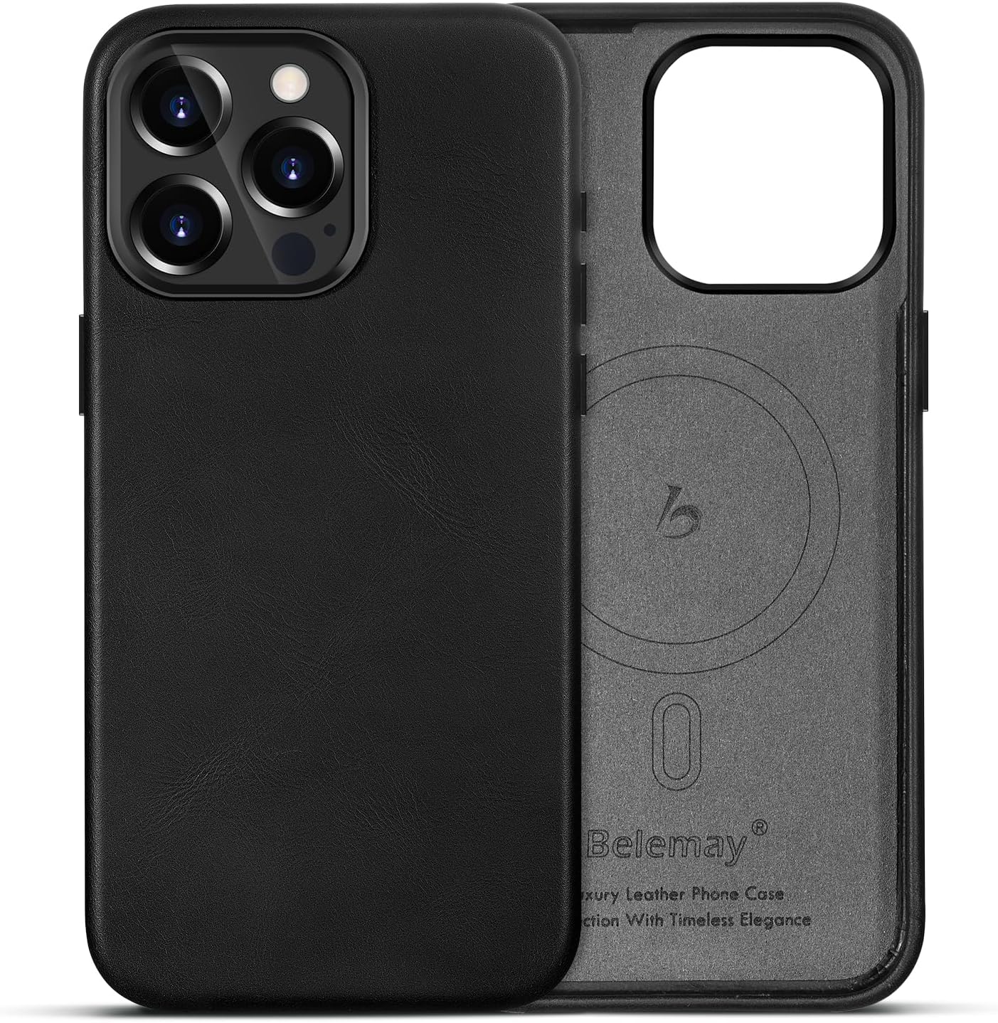 Belemay Leather Case for iPhone 13 Pro Max - Luxury Protection