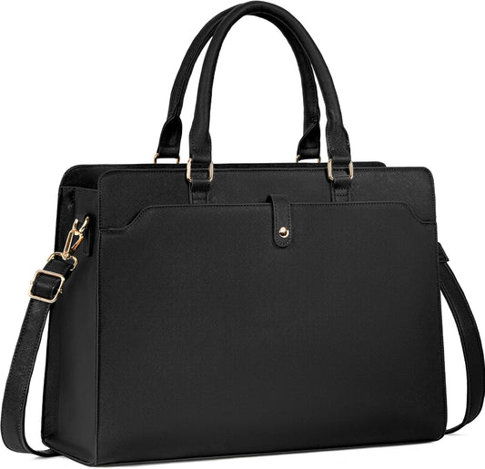 Stylish Laptop Tote Bag for Women 15.6 Inch Waterproof Design