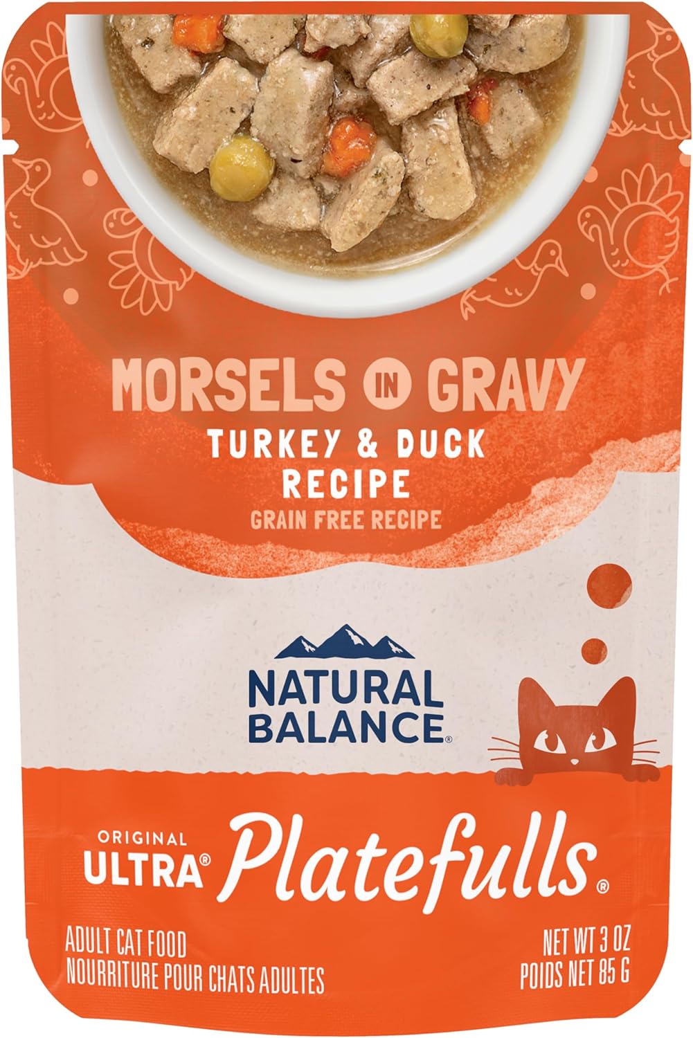 Natural Balance Grain Free Wet Cat Food with Turkey & Duck Recipe