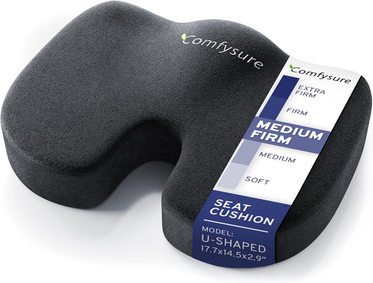 Memory Foam Tailbone Pain Relief Cushion - ComfySure