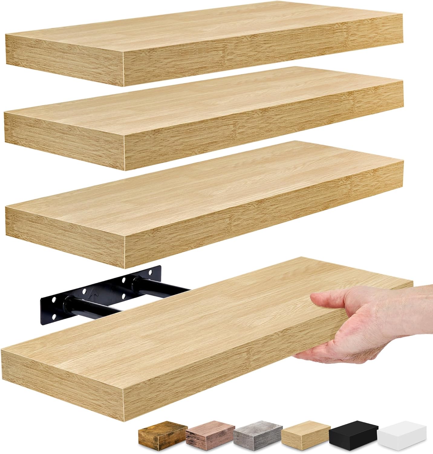 Sorbus Floating Shelves for Wall - Stylish Storage Solution