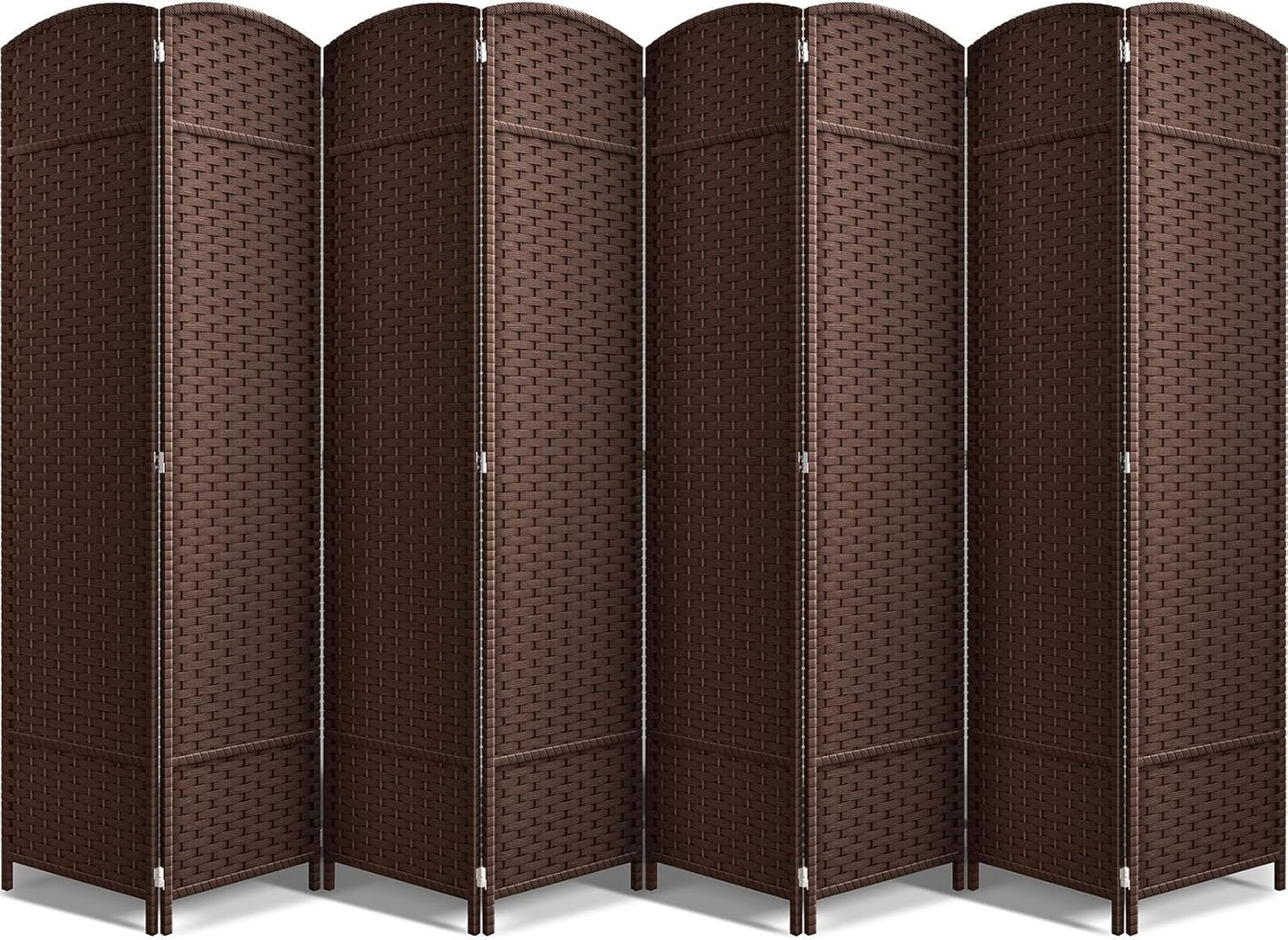 Sorbus 8 Panel Room Divider - Stylish Privacy Screen Solution