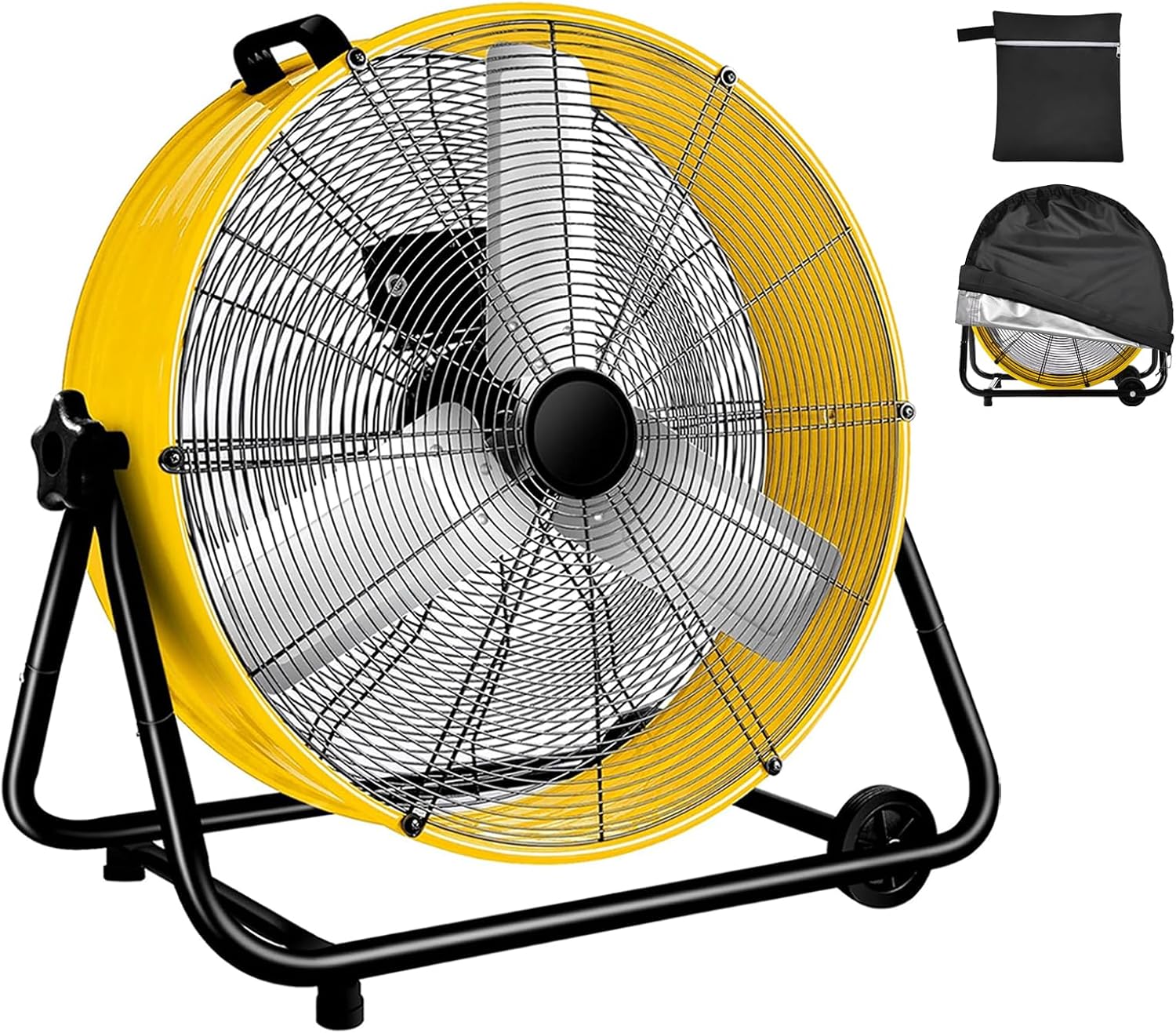 Industrial Fan 24in Heavy Duty High Velocity Air Circulation