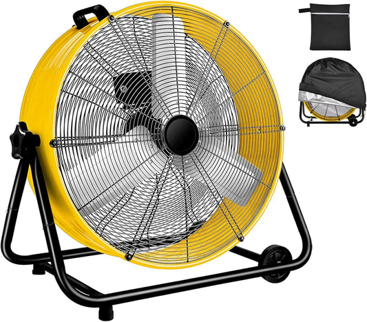 Industrial Fan 24in Heavy Duty High Velocity Air Circulation