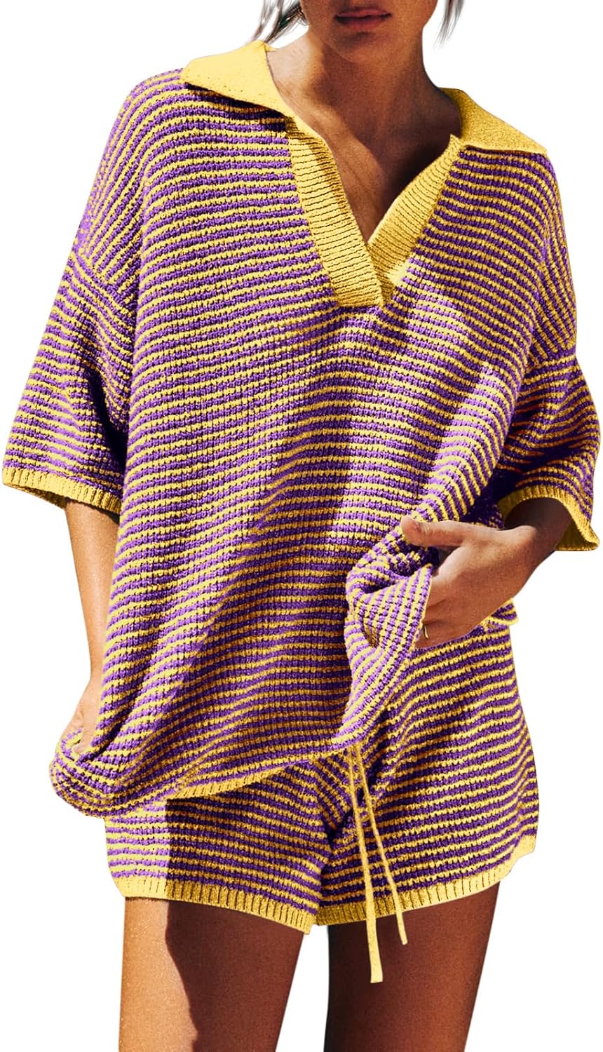 Tankaneo Womens Sweater Set 2 Piece Outfits for Comfort