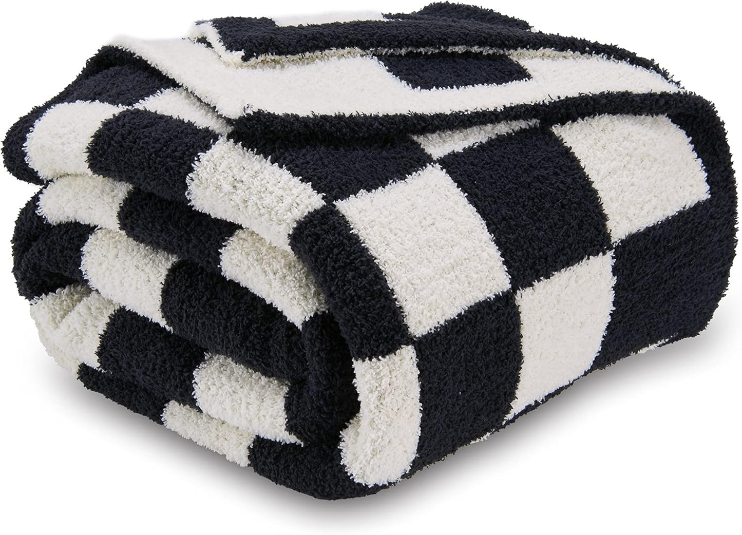 CozeCube Checkered Blanket - Ultra Soft Cozy Throw for All Seasons