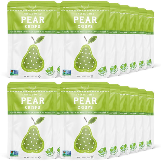 Nature's Turn Freeze-Dried Pear Crisps for Healthy Snacking