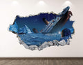 Titanic Wall Decal Art Decor 3D Passenger Ship Sticker Mural - Large