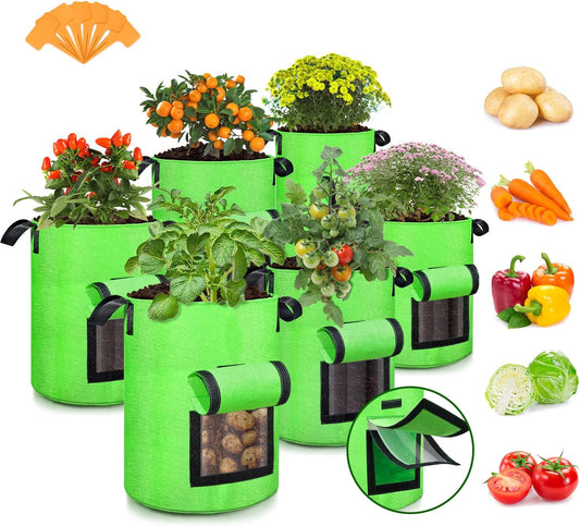 10 Gallon Potato Grow Bags for Indoor and Outdoor Gardening