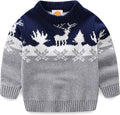 Mud Kingdom Boys Christmas Sweaters Xmas Reindeer Clothes - Cozy