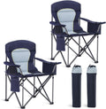 Oversized Camping Folding Chair - Heavy Duty 450 lb Support