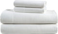 King Cotton Flannel Bed Sheets Set - White King Size Sheets