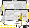 Kids Soccer Goal for Backyard Set by BORNEW - Perfect Gift