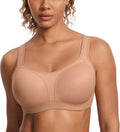 SYROKAN Women's High Impact Underwire Sports Bra - High Support padded