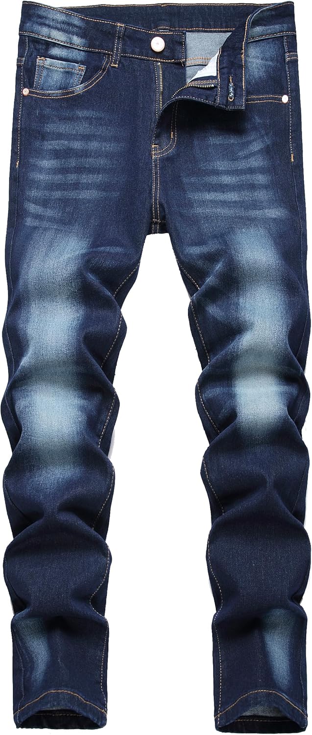 JUNBAOSS Men's Slim Fit Stretch Jeans for a Stylish Look