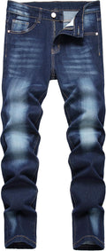 Men's Slim Fit Stretch Denim by JUNBAOSS for a Modern Look