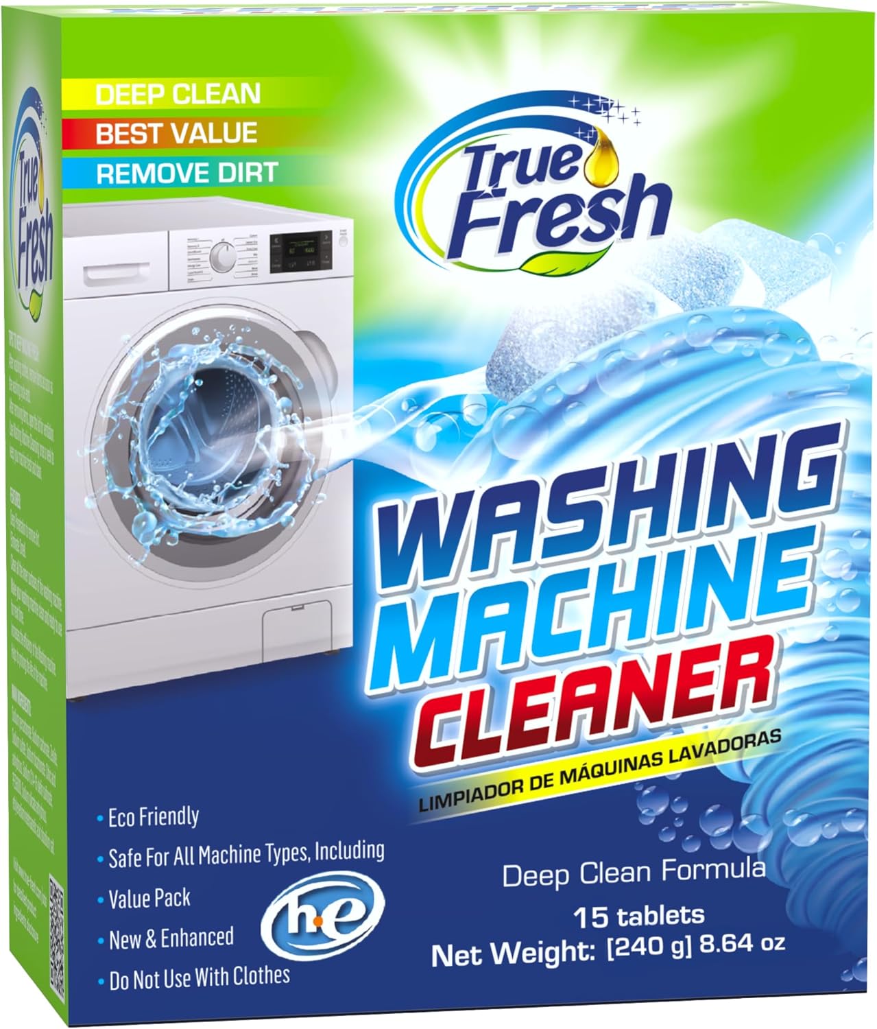 Ultimate Clean: True Fresh Washer Cleaner Tablets