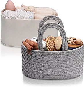 PeraBella Baby Diaper Caddy Organizer for Nursery Essentials