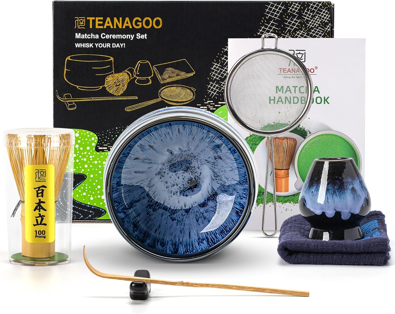 Matcha Whisk Set for Ceremony with All Accessories Included