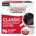 Krispy Kreme Classic Coffee Keurig K-Cup Pods 96 Count - Smooth Medium