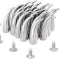 RUBYCA 500 Sets 21mm Silver Cat Claw Studs - Bulk Leather Findings