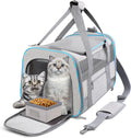 Large Cat Carrier Dog Carrier for Medium Small Dogs - Collapsible Soft