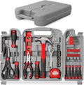 Hi-Spec 54pc Red Household Tool Kit - Essential DIY Set
