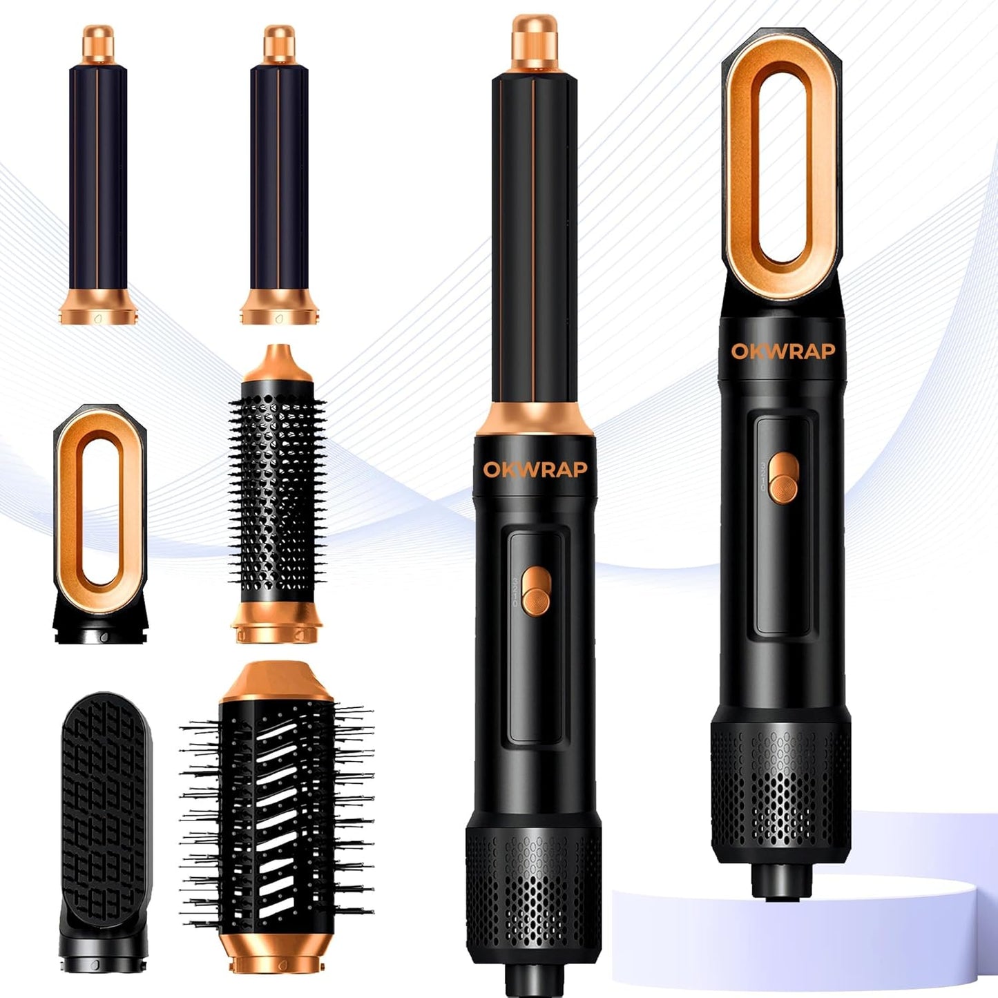 6 in 1 Blow Dryer Brush for Effortless Hair Styling and Care