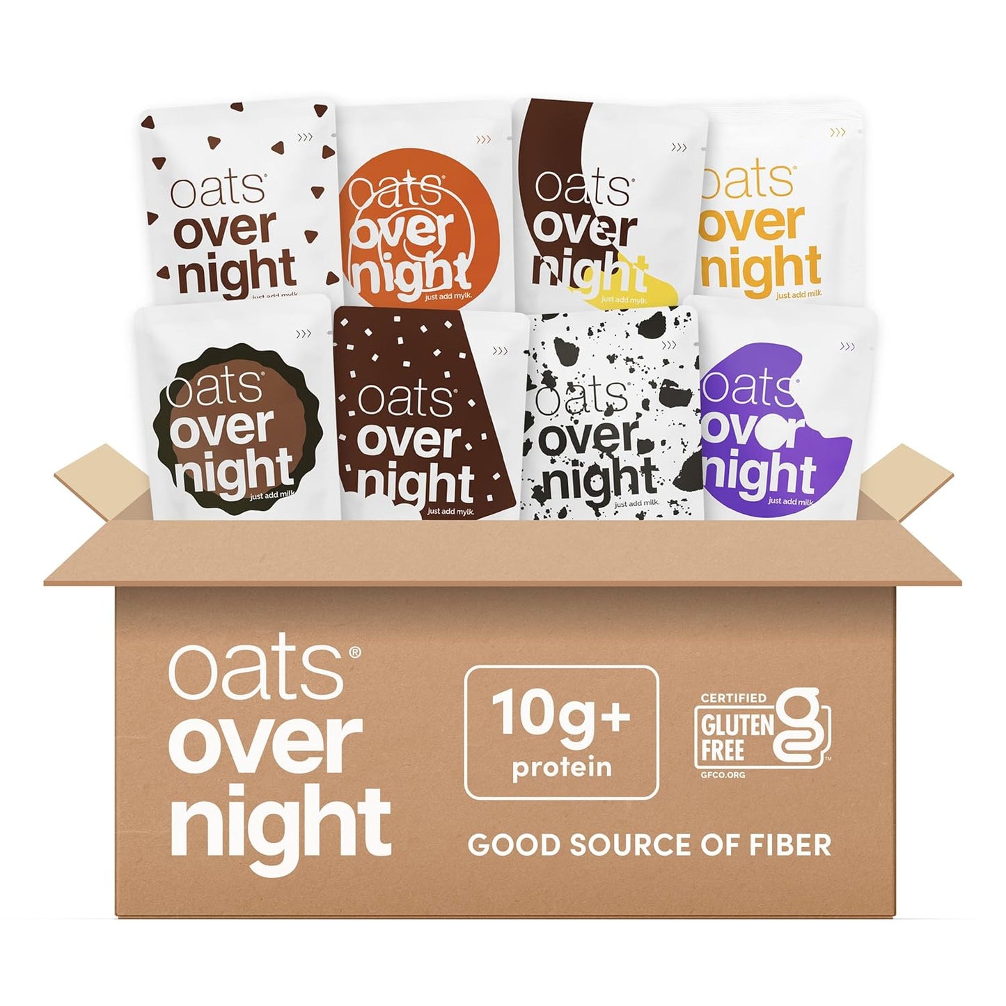 Oats Overnight Dessert Variety Pack - High Protein Oatmeal