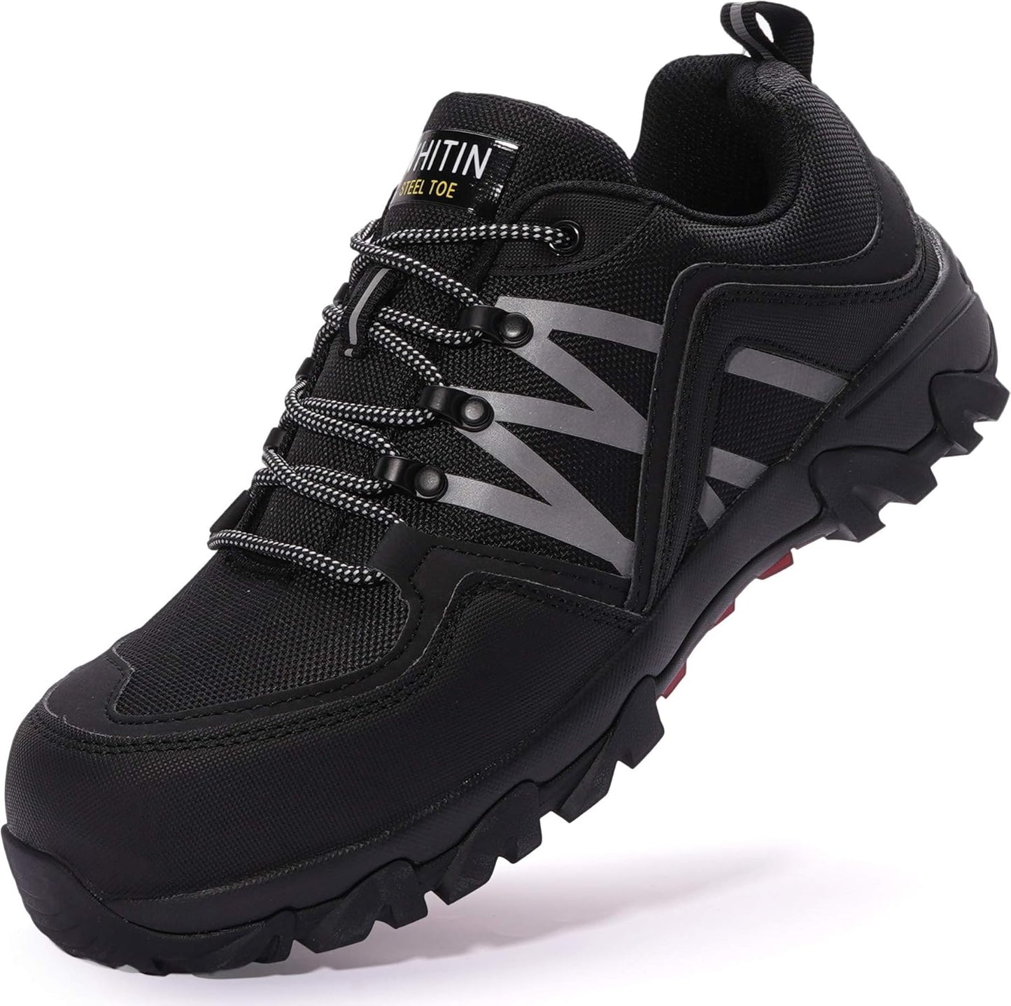 WHITIN Men's Steel Toe Slip Resistant Work Shoes for Safety