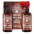 Sandalwood Shampoo and Conditioner Set with Biotin - Natural Men's