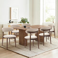 COLAMY Wooden Dining Chairs Set of 6 for Modern Dining Rooms