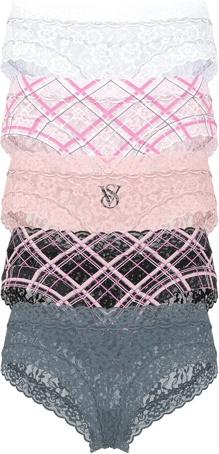 Victoria's Secret Women's Lace Cheeky Underwear for Comfort