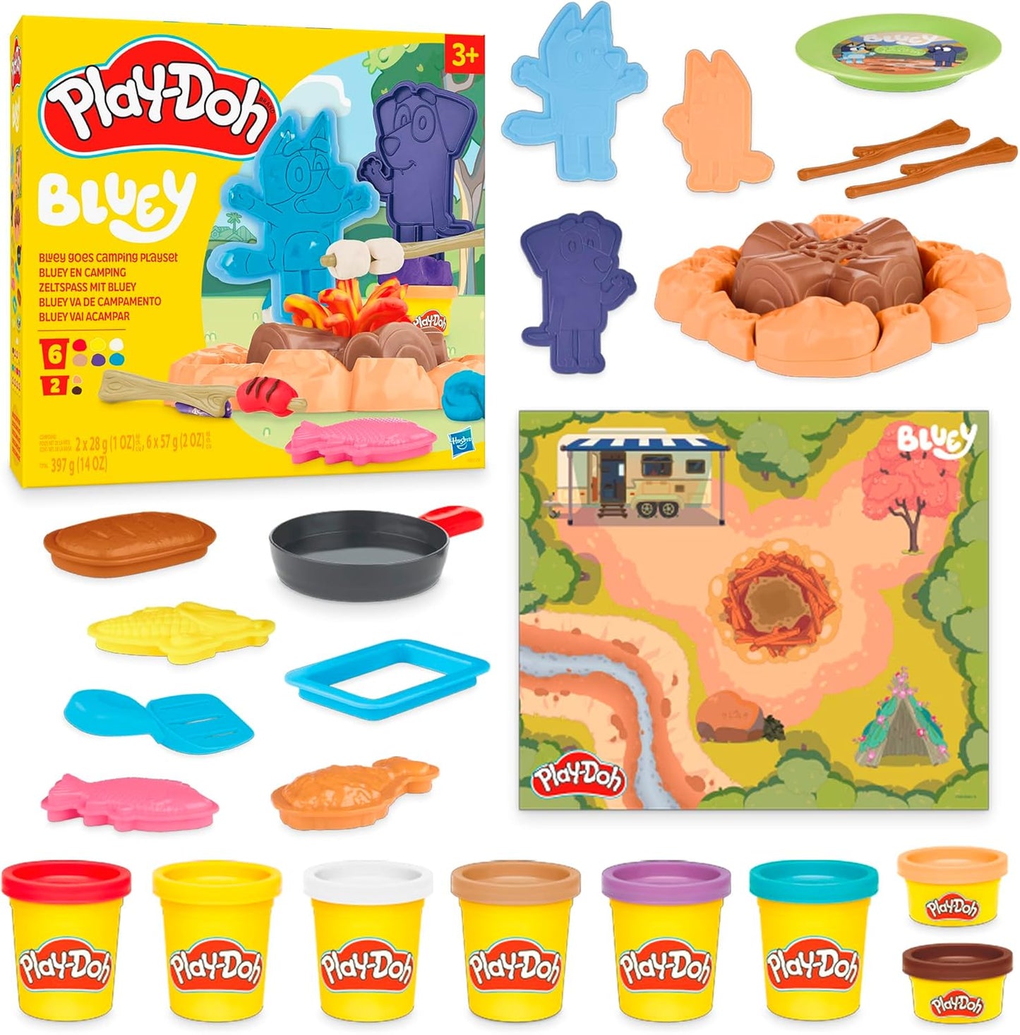 Bluey Camping Playset for Creative Kids