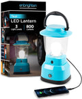 800 Lumen Enbrighten Lantern: 200 Hour Runtime